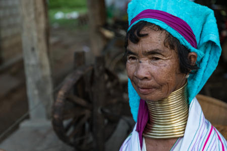 Woman from Padaung/Kayen tribe