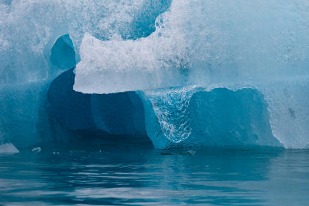 Iceberg closeup, near Knud Rasmussen Glacier