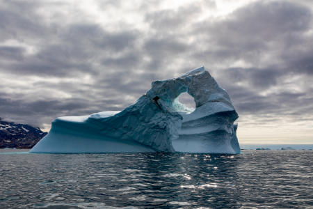 Iceberg near Ikkatteq, East Greenland