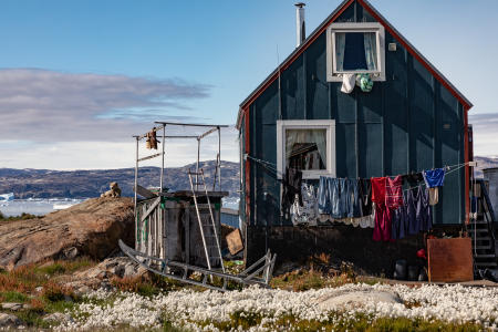 Typical village house, Tiniteqilaaq, East Greenland