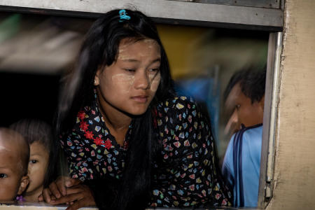 From the overnight train from Naba to Mandalay