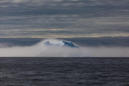 Iceberg in the ocean, East Greenland
