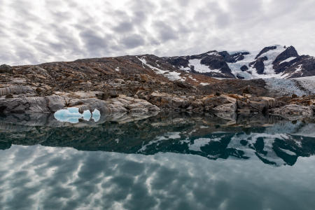 Petersens Fjord and coastline, East Greenland