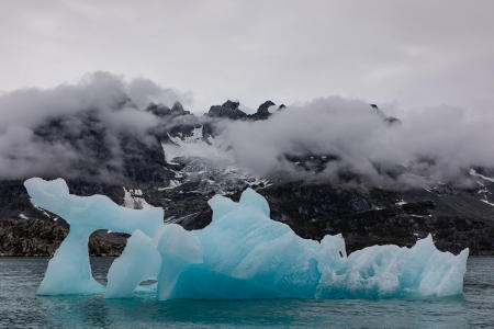 Iceberg near Knud Rasmussen Glacier, East Greenland