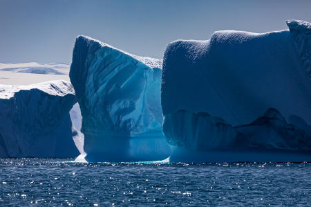 Icebergs in Wilhelmina Bay