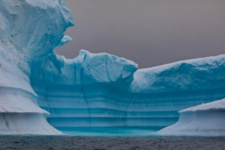 Iceberg with central pool near the Lemaire Channel