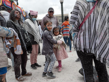 Dancing at the festival in Pasto